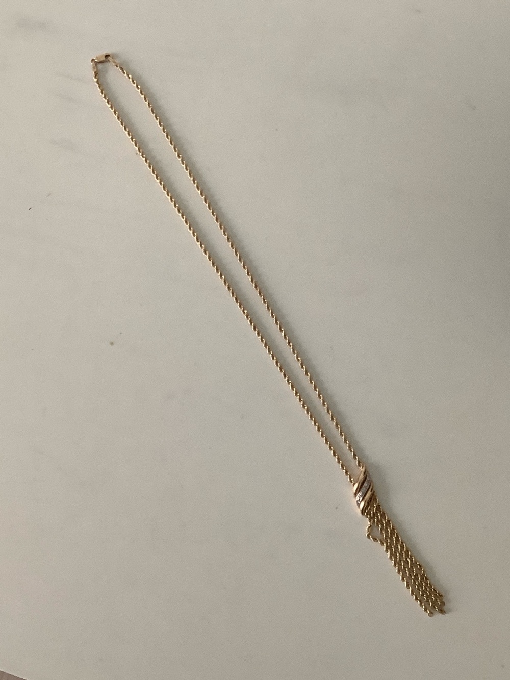 14k Gold necklace.
